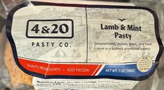 Pouch Pies Lamb & Mint Pasty 7oz