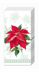 Sniffs Poinsetta Cream Christmas Hankie - Coming Soon