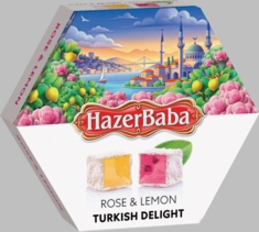 Hazer Baba Rose & Lemon Turkish Delight 250g - Coming Christmas 2026 LLB
