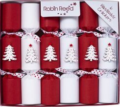 Robin Reed Red and White with White Tree Crackers 6ct - Coming Christmas 2026