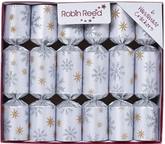 Robin Reed Glitter Snowsky Crackers 6ct