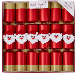 Robin Reed Jolly Santa Crackers 6ct - Coming Christmas 2025 RR