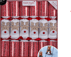 Robin Reed Racing Reindeer Crackers 6ct