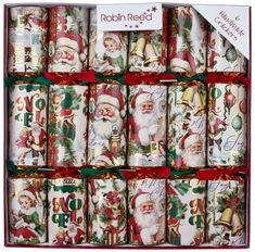 Robin Reed Racing Santa Crackers 6ct - Coming Christmas 2026