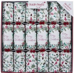 Robin Reed Evergreen Christmas Crackers 6ct - Coming Christmas 2026