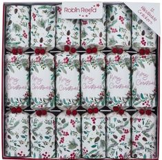 Robin Reed Evergreen Christmas Crackers 6ct - Coming Christmas 2026