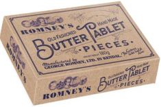 Romney's Old Fashioned Butter Tablet 180g - Coming Christmas 2025 BWI Romney's Old Fashioned Butter Tablet 180g - Coming Christmas 2025 BWI