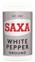 Saxa Ground White Pepper 25g