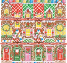 Caspari Gingerbread House Cracker 6ct - Coming Cfristmas 2026