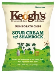 Keogh's Sour Cream and Shamrock 125g