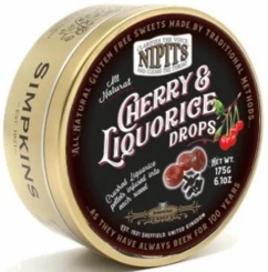Simpkins Nipits Cherry & Liquorice Drops 175g - Coming Christmas 2026 BR