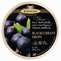 Simpkins Blackcurrant Drops 200g