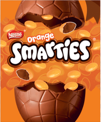 Orange Smarties Large Egg 188g