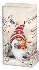Sniffs Decorated Winter Gnome Hug Hankie - Coming Soon