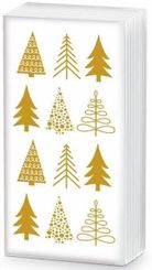 Sniffs Gold Trees Hankie - 2 In stock