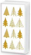 Sniffs Gold Trees Hankie - 2 In stock