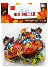 Storz Milk Chocolate Thanksgiving Turkey 5pk 50g - Low Stock