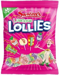 Swizzels Lucscious Lollies Bag 176g - Coming Christmas 2026 BD