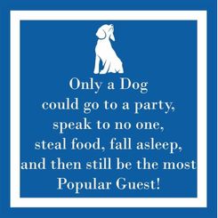 Only A Dog Cocktail Napkins - Coming Soon