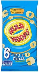 KP Hula Hoops Salt & Vinegar 6pk 144g