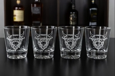 Highland Coo Premium Rocks Glasses with Box 4pk - Coming Christmas 2026 GWG