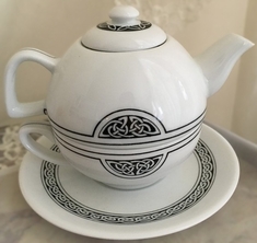 Tea for One Porcelain Celtic Knot-CBE Inc - Coming Soon