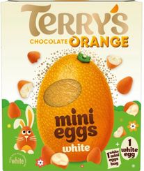 Terry's Orange White Chocolate Easter Egg with Mini Eggs Bag 200g - Easter 2026 PN