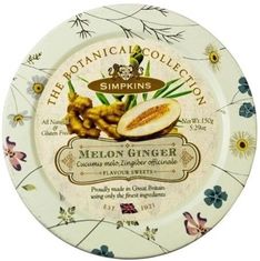 Simpkins Botanical Collection Melon and Ginger Drops 150g