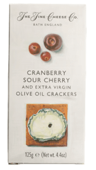 The Fine Cheese Co. Cranberry, Sour Cherry and Extra Virgin Olive Oil Crackers 125g