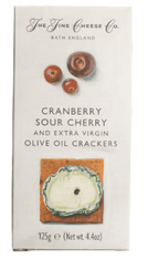 The Fine Cheese Co. Cranberry, Sour Cherry and Extra Virgin Olive Oil Crackers 125g - 2 In Stock The Fine Cheese Co. Cranberry, Sour Cherry and Extra Virgin Olive Oil Crackers 125g - 2 In Stock