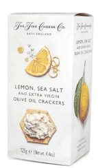 The Fine Cheese Co. Lemon, Sea Salt & Extra Virgin Olive Oil Crackers 125g