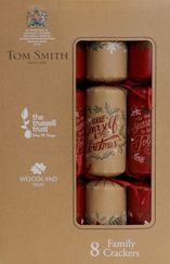 Tom Smith Christmas Wishes Kraft Crackers 8ct - Coming Soon