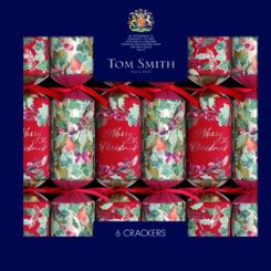  Tom Smith Merry Christmas Foliage Premium Crackers 6ct  - Coming Christmas 2026 BD