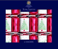 Tom Smith Red and White Green Tree Crackers 6ct - Coming Christmas 2026 BD