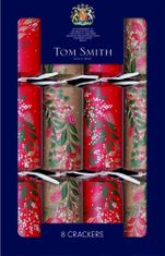  Tom Smith Red & Kraft Holly & Berries Crackers 8ct-- Coming Christmas 2026 BD