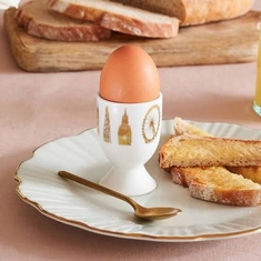 Victoria Egg London Rooftops Egg Cup 22kt Gold - Coming Soon 