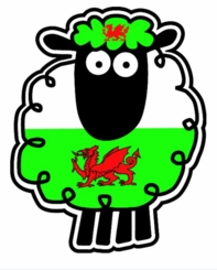 Wales Sheep Sticker - Sold Out