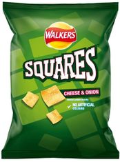 Walkers Squares Cheese & Onion 27.5g