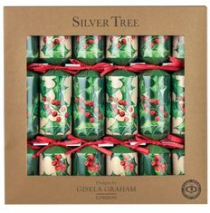 Walpert ECO Holly and Vine Crackers 6ct Walpert ECO Holly and Vine Crackers 6ct