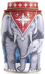 Williamson Earl Grey Winter Star Elephant Tin 40ct - Coming Christmas 2025 RI