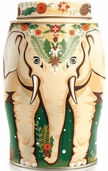 Williamson Winter Garland Christmas Blend Elephant Tin 40ct - 3 in Stock