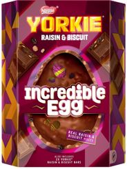 Yorkie Biscuit & Raisin Incredible Egg 388g - Easter 2026 BD
