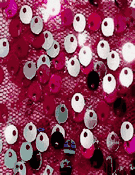 6mm Silver-on-Color Sequin Mesh