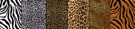8" Animal Print Chiffon Roll (30 yards long)