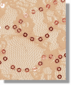 Micro Sequin Stretch Lace     