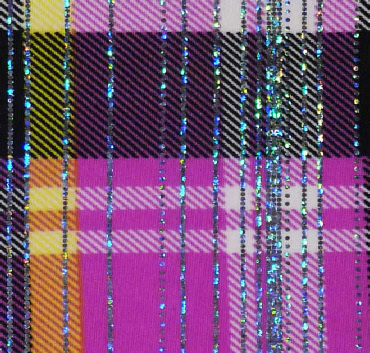 Neon Plaid Stretch