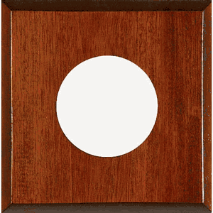 1-Instrument Mahogany Mounting Panel