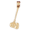 14K Gold 3-D Indian Styled Axe Charm-Daz-5300