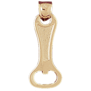 14K Gold 3-D Opener Charm-Daz-6935