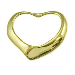 14K Gold Floating Heart Charm-Daz-4008
